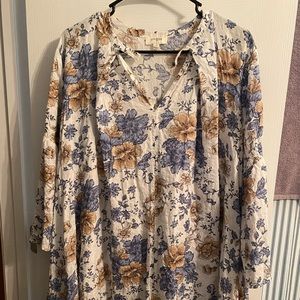 Umgee Floral Tunic